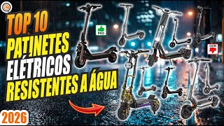 Patinetes Elétricos Resistentes a Água 2026: TOP 10 para Usar na Chuva