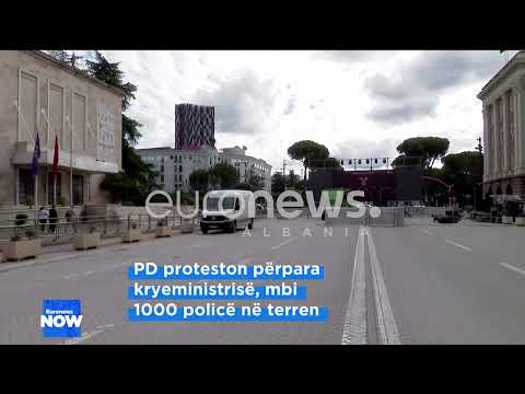 PD proteston përpara kryeministrisë, mbi 1000 policë në terren