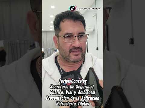 Javier González-Secretario De Seguridad Publica - Presentación de App Hidroalerta Vilelas - #Vilelas