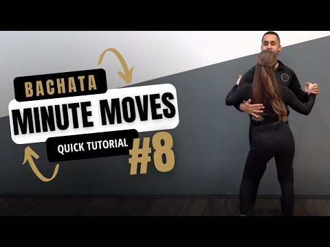 Bachata Minute Moves - Bachata Lateral Basic - Demetrio & Nicole - Bachata Dance Academy