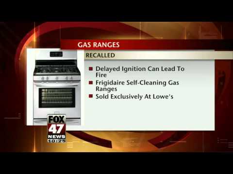 Frigidaire Oven Recall