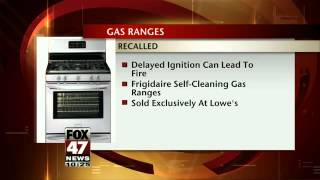 Recall Report: Frigidaire Gas Ranges