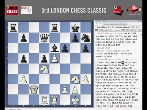 Nigel Short - Magnus Carlsen London Chess Classic 2011 Round 9 Analysis
