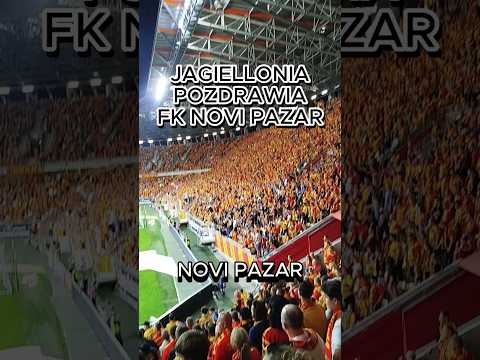 JAGIELLONIA F*CK NOVI PAZAR FROM SERBIA!!!  #football #support #jagiellonia #novipazar