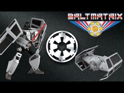 Star Wars Transformers 01 - TIE Advanced Darth Vader