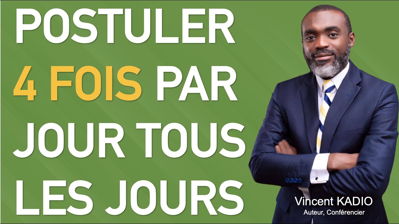 Postuler 4 fois par jour tous les jours
