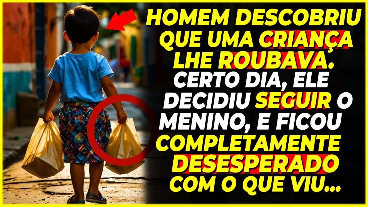 QUANDO ELE DESCOBRIU O PORQUÊ O MENINO FAZIA ISSO, FICOU DESESPERADO...