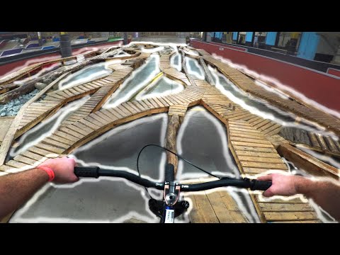 Muddy Trails?  Ride Inside!  Joyride 150 Indoor Bike Park on NS Metropolis