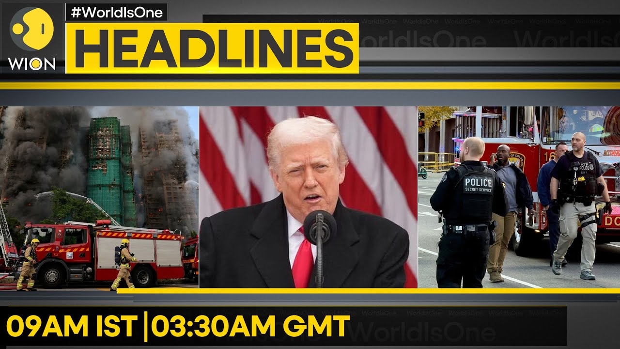 DC Shooting: Trump Calls 'Act Of Terror' | Hong Kong Arrests Three Over Deadly Fire | WION Headlines