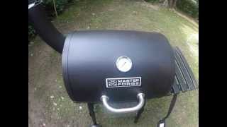 preview picture of video 'BBQ Barrel charcoal grill Master Forge'