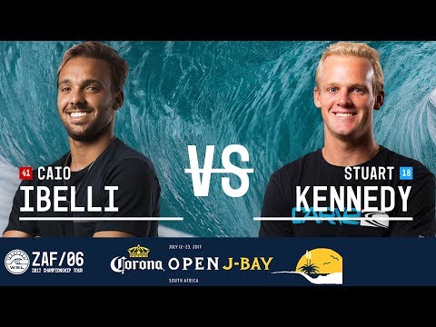 Caio Ibelli vs. Stuart Kennedy - Round Two, Heat 9 - Corona Open J-Bay 2017