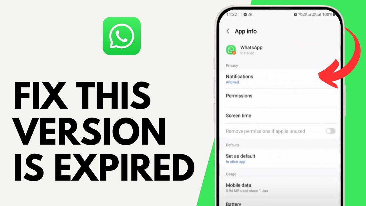 How to Fix This Version of WhatsApp is Expired
