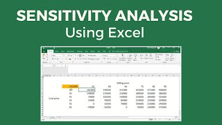 How To Do Sensitivity Analysis In Excel