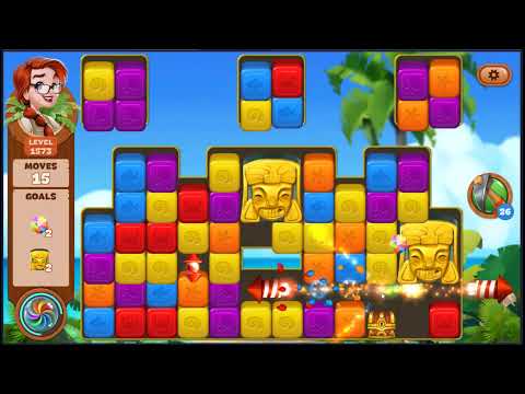 Lost Island Blast Adventure Level 1573 - NO BOOSTERS 🏝️ | SKILLGAMING ✔️
