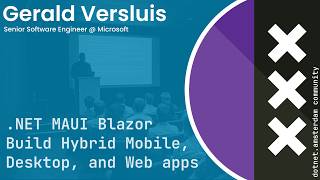 Gerald Versluis - .NET MAUI Blazor