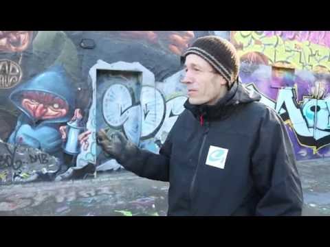 Sebastian Drechsel vom Leipziger Graffitiverein