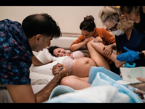 Birth Vlog: Labor Pain, Pushing & Baby’s First Cry | Emotional Delivery 2025