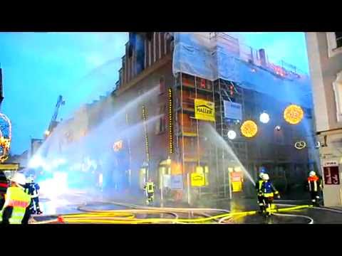Brand Rathaus Straubing 2016 11 25