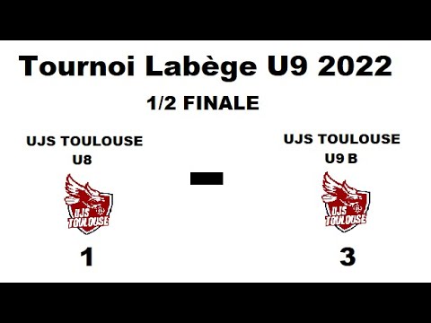 UJS Toulouse U8 vs UJS Toulouse U9 B. 1/2 finale Tournoi U9 Labège Mars 2022