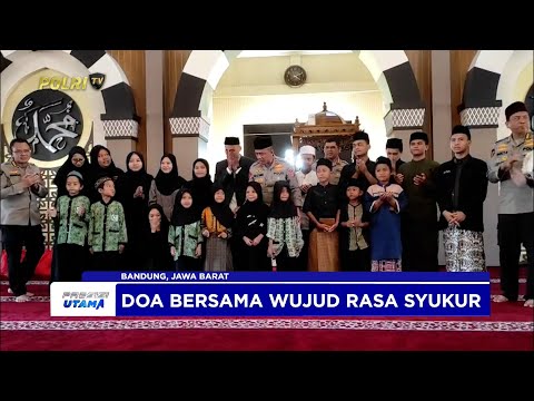 POLDA JABAR DAN ANAK YATIM LAKSANAKAN DOA BERSAMA UNTUK KEDAMAIAN BANGSA