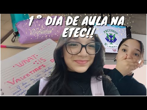 1° Dia de Aula na ETEC!! |GRWM, Routine, Vlog