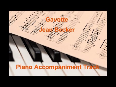 Gavotte by Jean Becker - Suzuki Violin School, Vol.3: Piano Accompaniment Track