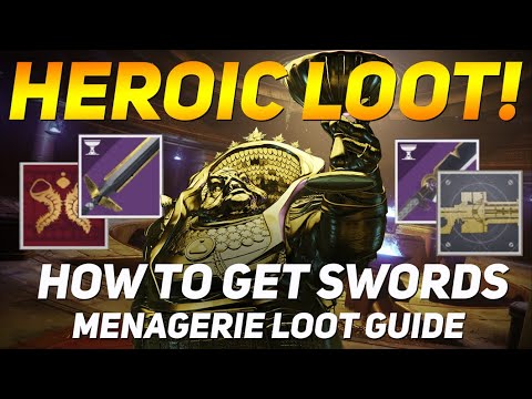 Heroic Menagerie Loot Guide! | How to Get Izanagi's Burden Catalyst & Swords | Menagerie Loot Guide