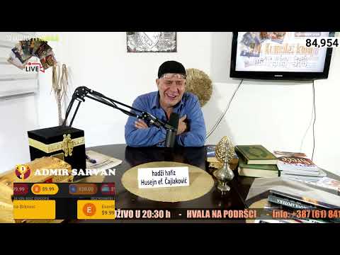 70.000 MELEKA SE AKTIVIRA ZBOG JEDNOG SALAVATA - 242 - HADIS - HFZ. HUSEJN ČAJLAKOVIĆ, UŽIVO 2022