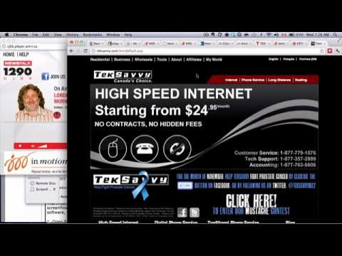 CRTC Bell Ruling November 15 2011 - AM1290 Radio Interview