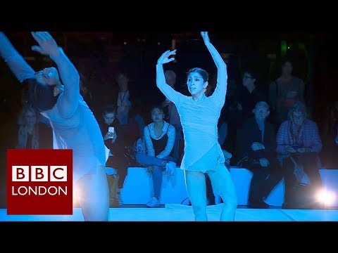 The Royal Ballet in a disused warehouse - BBC London News