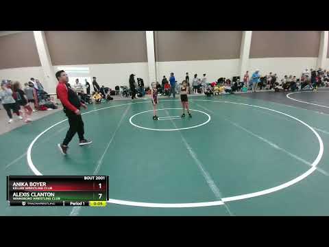 55-62 Lbs Round 1 - Alexis Clanton, Winnsboro Wrestling Club Vs Anika Boyer, Keller Wrestling Club