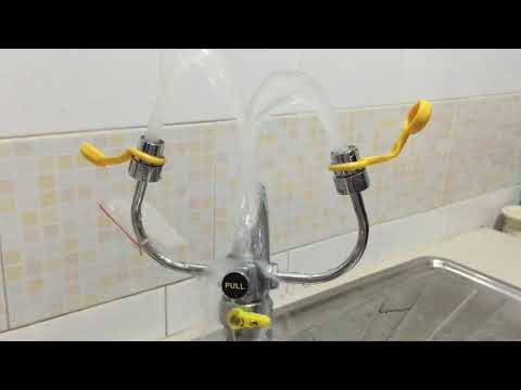 Faucet Mounted Eye Wash In SS