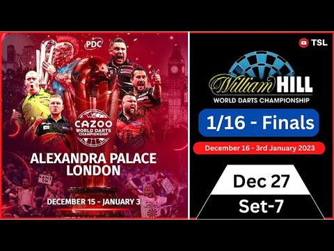 PDC World Darts Championship 2023 Live Stream- 1/16 Finals (Afternoon Session)- 27 December