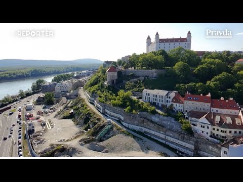 Unikátny projekt pod bratislavským hradom ožíva. Tieto exkluzívne zábery sú priamo odtiaľ