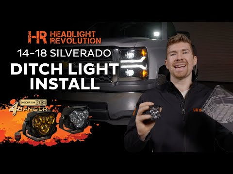 14-18 Chevrolet Silverado Morimoto 4Banger Ditch Light Install | Headlight Revolution