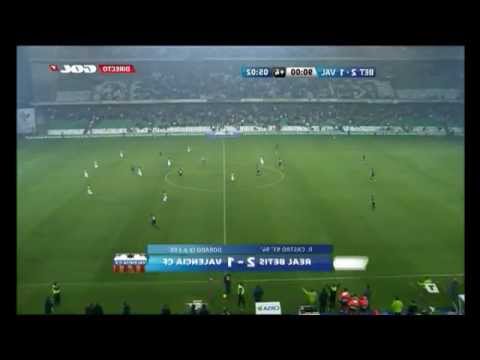 REAL BETIS 2 - 1 VALENCIA C.F. 4 minutos mágicos (Liga 2011/12. Jornada 16) (10/12/2011)