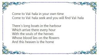 Elton John - Val-Hala Lyrics