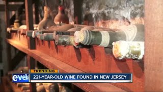 221-year-old wine found in New Jersey