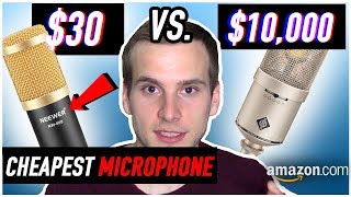 Video thumbnail for $30 MICROPHONE SOUNDS AMAZING | NEEWER NW-800 by corybergeronrecordings