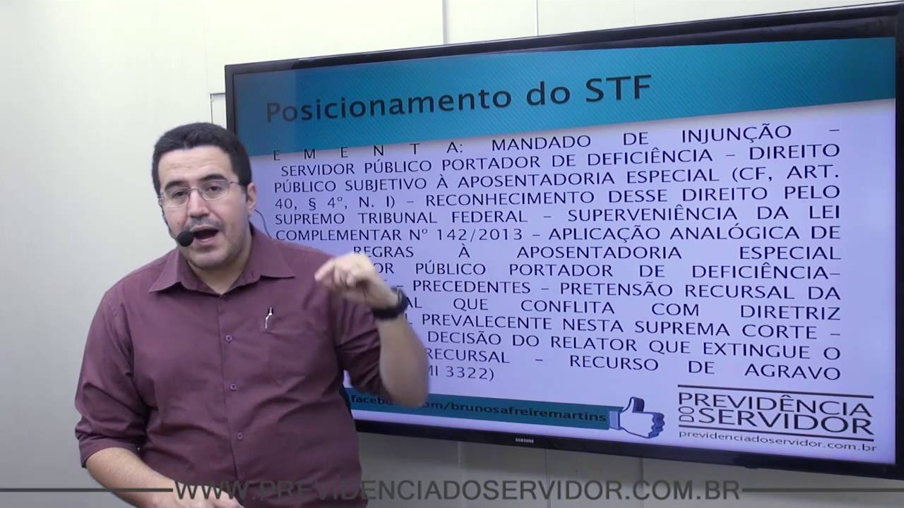 Aposentadoria do Servidor com Deficiência   Bruno Sá Freire