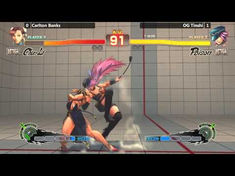 USF4 @ NLBC #103 - Carlton Banks (Chun-Li) vs OG Tinshi (Poison)  [720p/60fps]