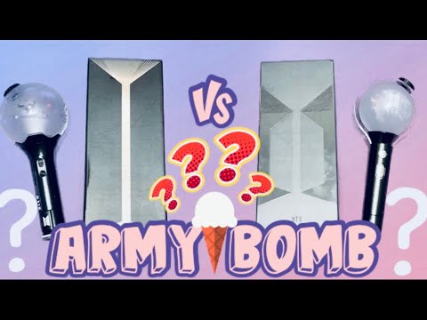 BTS Map of the Soul Special Edition Lightstick vs BTS Official lightstick Ver 3 / BTS Armybomb
