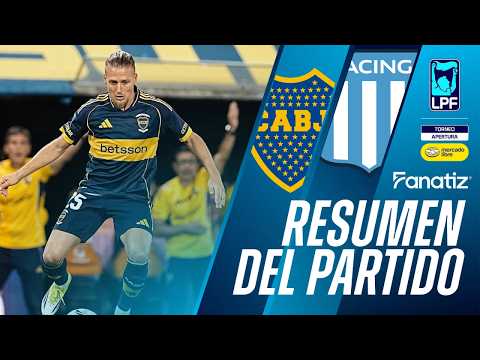 Boca Juniors 0 vs. 0 Racing Club - Resumen del Partido | #TorneoApertura2026