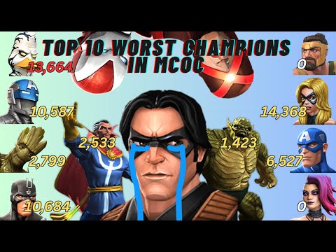 Top 10 Worst Champions in MCOC