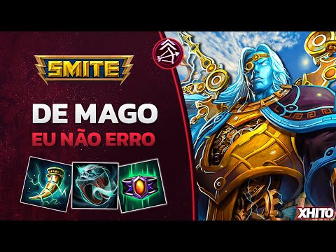 De mago eu não ERRO ataque básico! CHRONOS ADC - ⚡ Smite BR Conquista