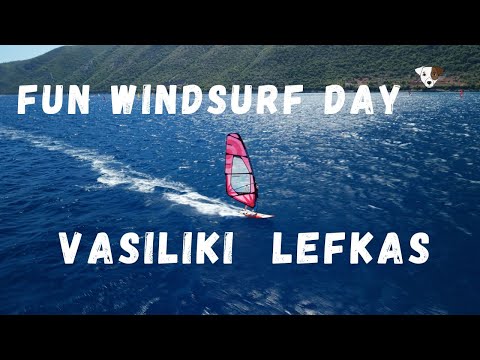 Vasiliki Lefkas Fun Windsurf Day