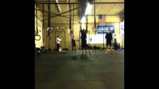 preview picture of video 'Crossfit Durham: Muscle Ups at 255 pounds'