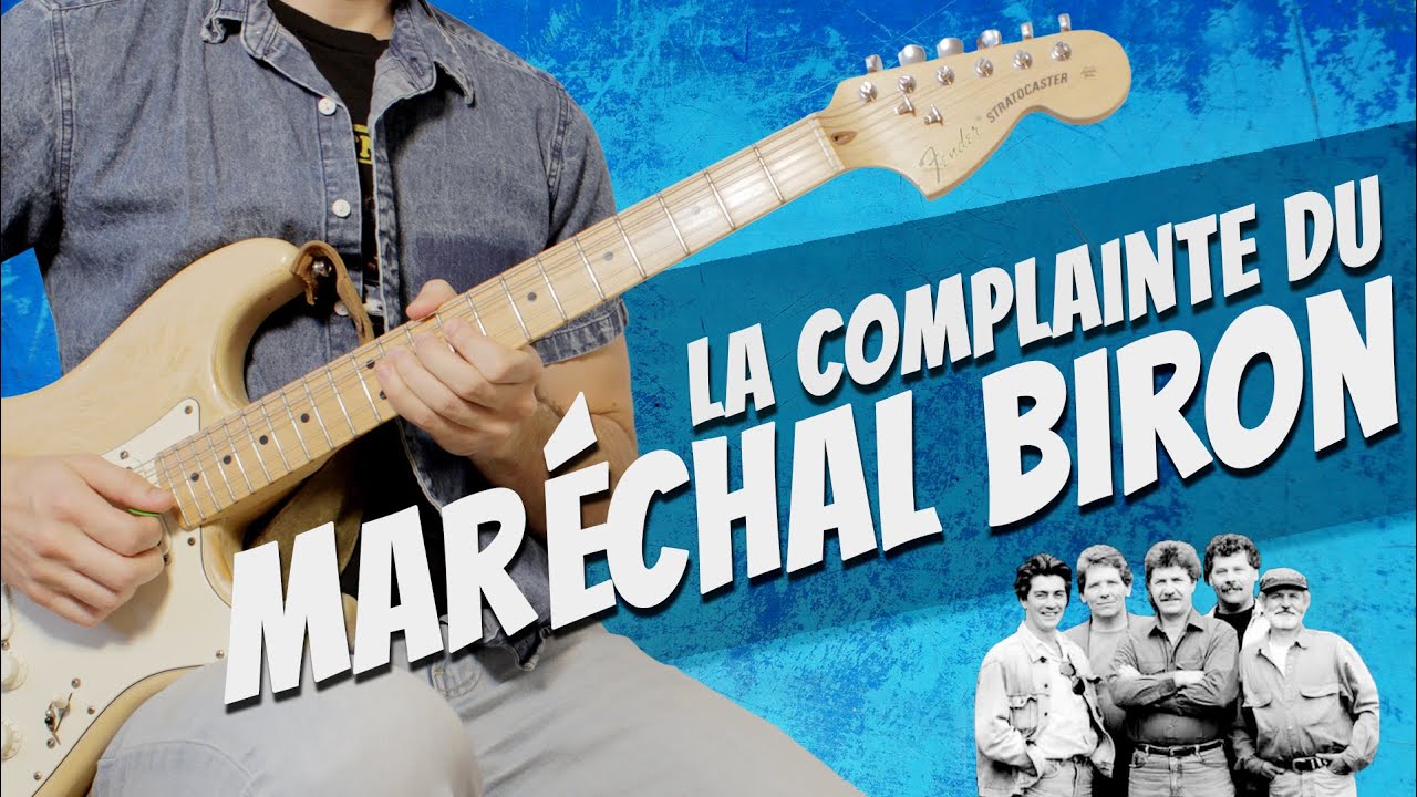 La complainte du Maréchal Biron - Garolou - Solo de guitare avec partition