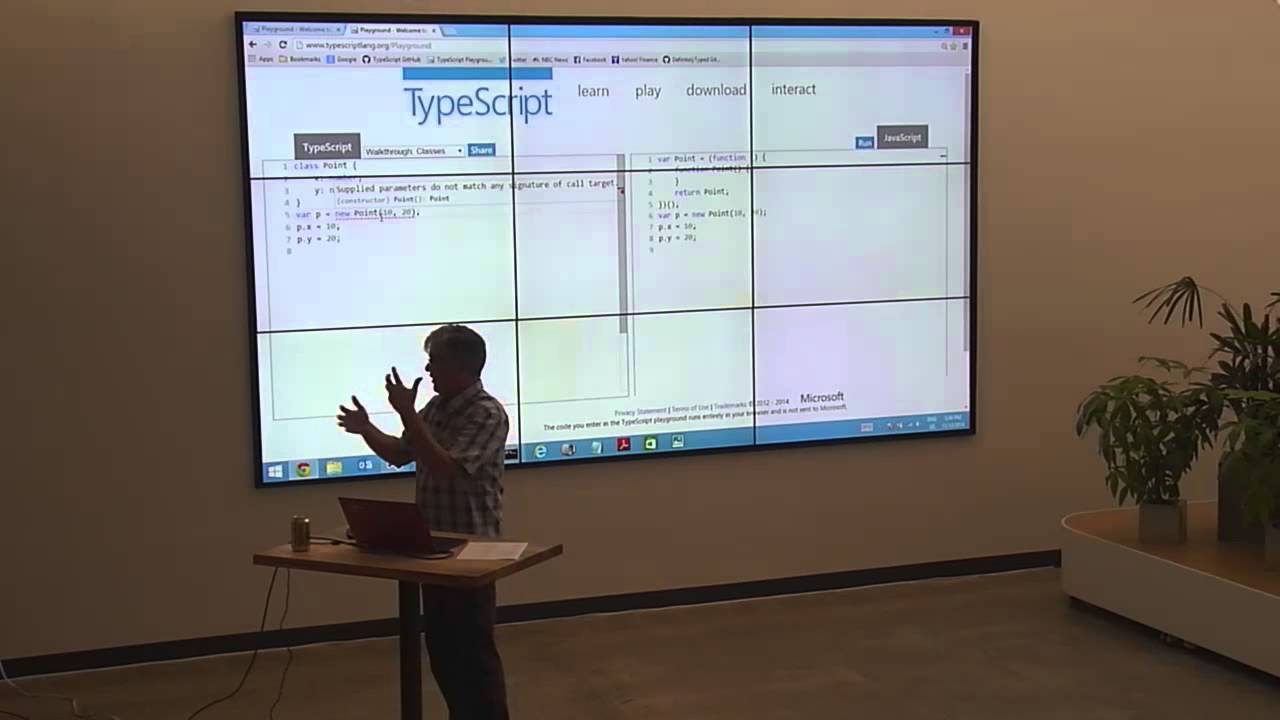 Anders Hejlsberg Tech Talk on Typescript