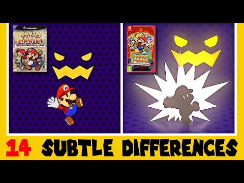 14 Subtle Differences between Paper Mario: The Thousand-Year Door for Switch and GameCube (Part 2)